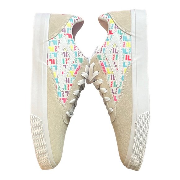 FILA Boarder FX1 Multi White Sneakers Skater Shoes Ladies Size 10 - Picture 9 of 9